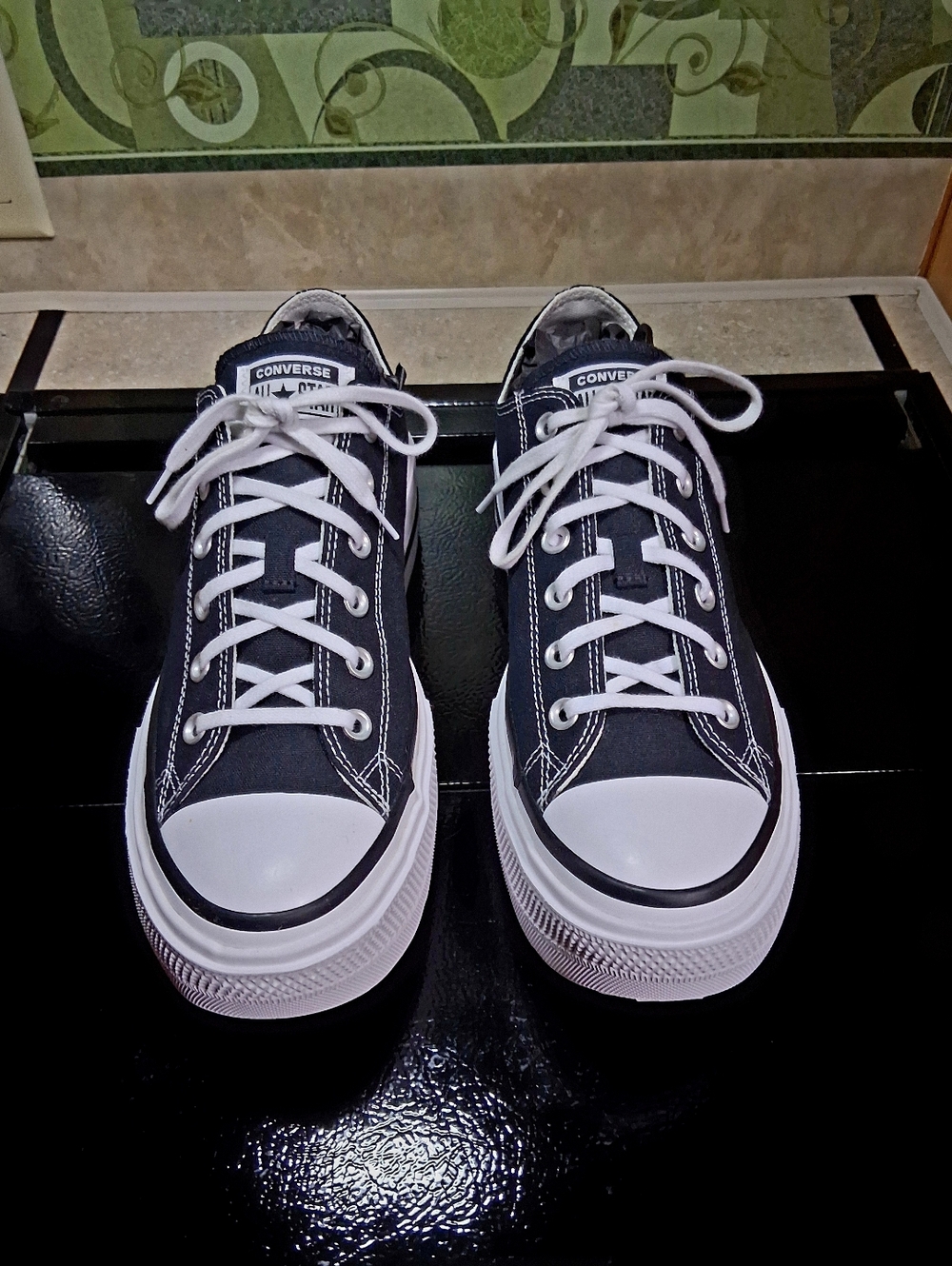 Converse Chuck Taylor All Star Lift Double Stack Platform Low Top - Black Men’s - Picture 3 of 8